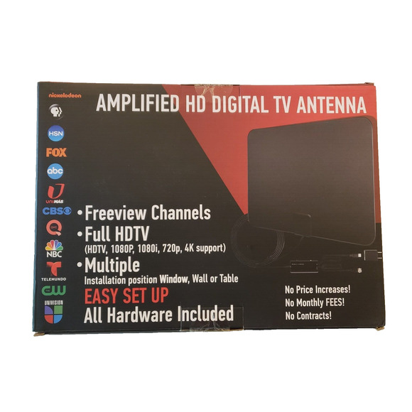 U MUST HAVE Amplified HD Digital TV Antenna 2022 - 180 Miles Range - Support 4K - Picture 5 of 6